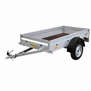 Humbaur Steely Basic Einachsanhänger 750 kg ungebremst – Ladefläche 2050 × 1095 × 300 mm